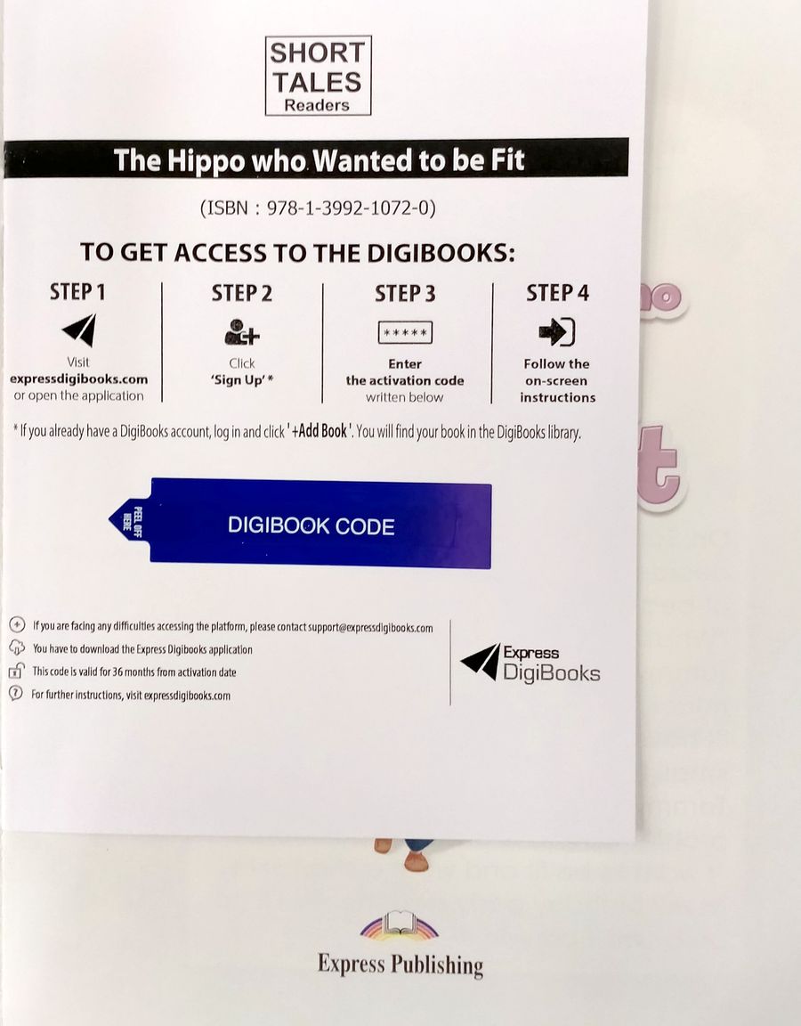 Short Tales 4 The Hippo who Wanted to be Fit Student's Book with Digibook