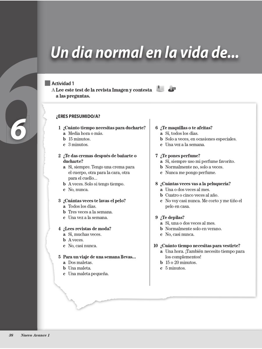Nuevo Avance 1 Cuaderno de ejercicios + CD