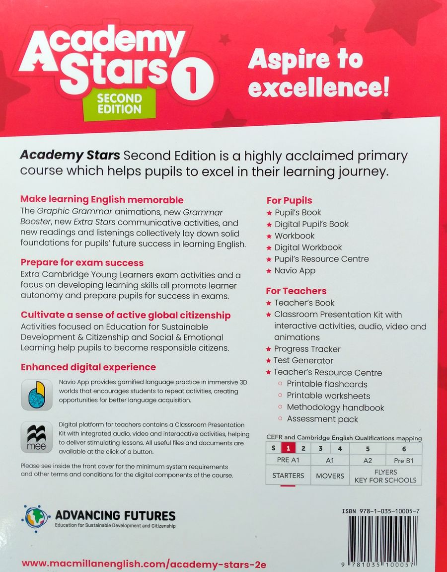 Academy Stars Second Edition 1 Workbook with Digital Workbook