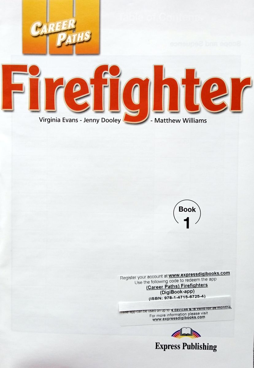 Career Paths Firefighter Teacher's Guide, Student's Book with Digibook and Online Audio