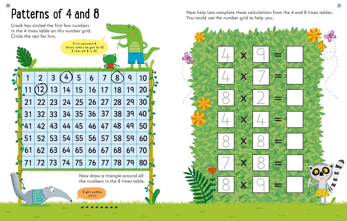 Usborne Workbooks Times Tables Age 6-7