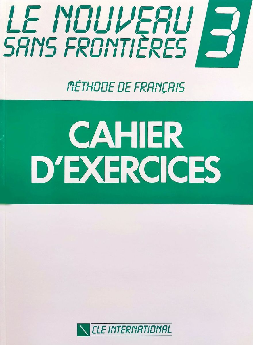 Le Nouveau Sans Frontieres 3 Cahier d'exercices