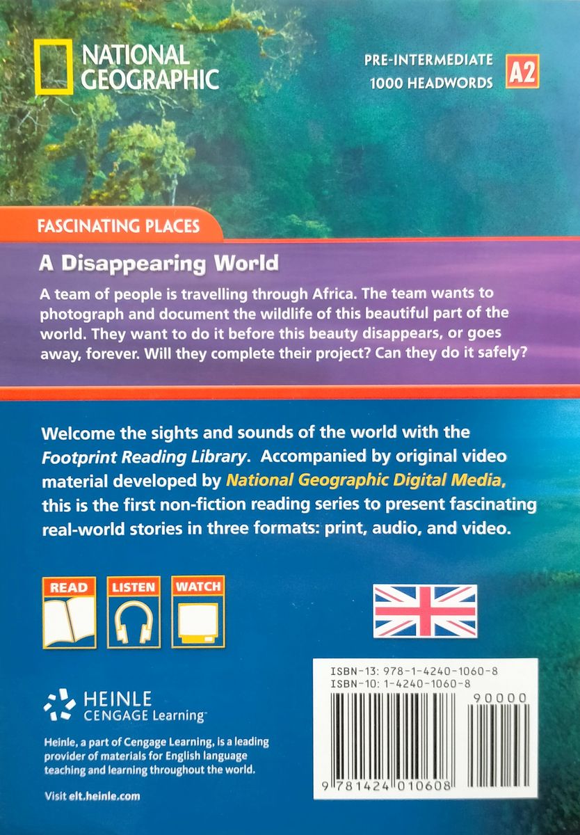 Footprint Reading Library 1000 Headwords A Disappearing World