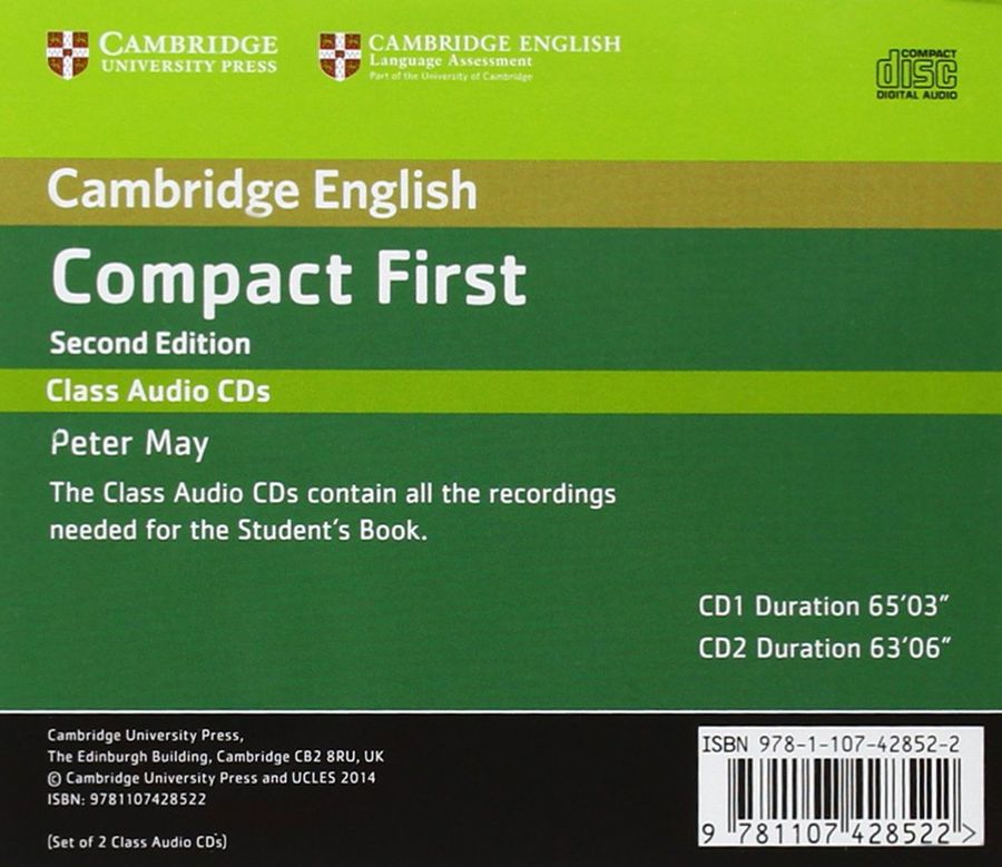 Compact First (2nd edition) Class Audio CDs