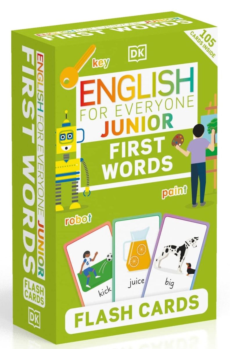 English for Everyone Junior First Words Flash Cards