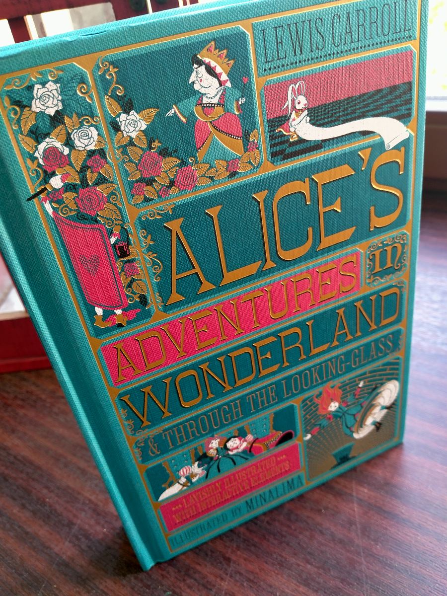 Alice's Adventures in Wonderland and Through the Looking-Glass MinaLima Edition (Illustrated with Interactive Elements)