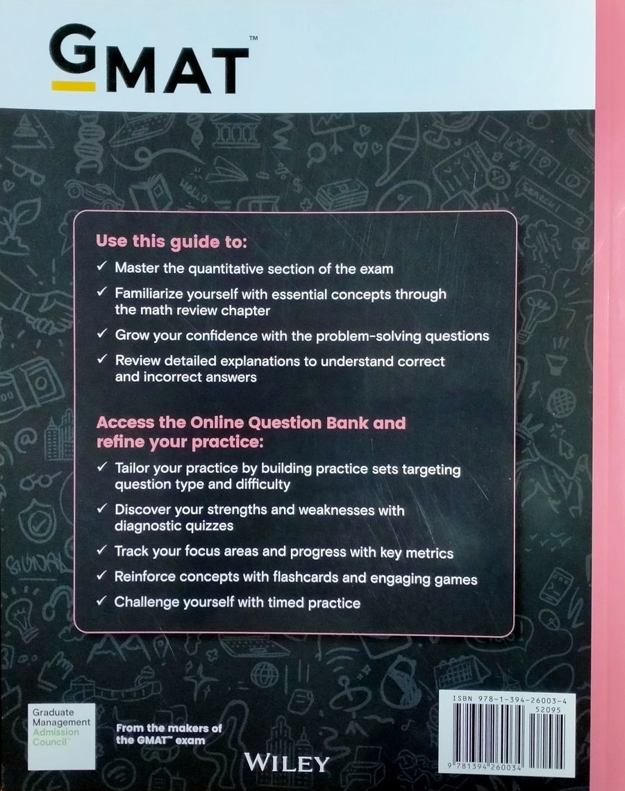 GMAT Official Guide Quantitative Review 2024-2025 Book + Online Question Bank