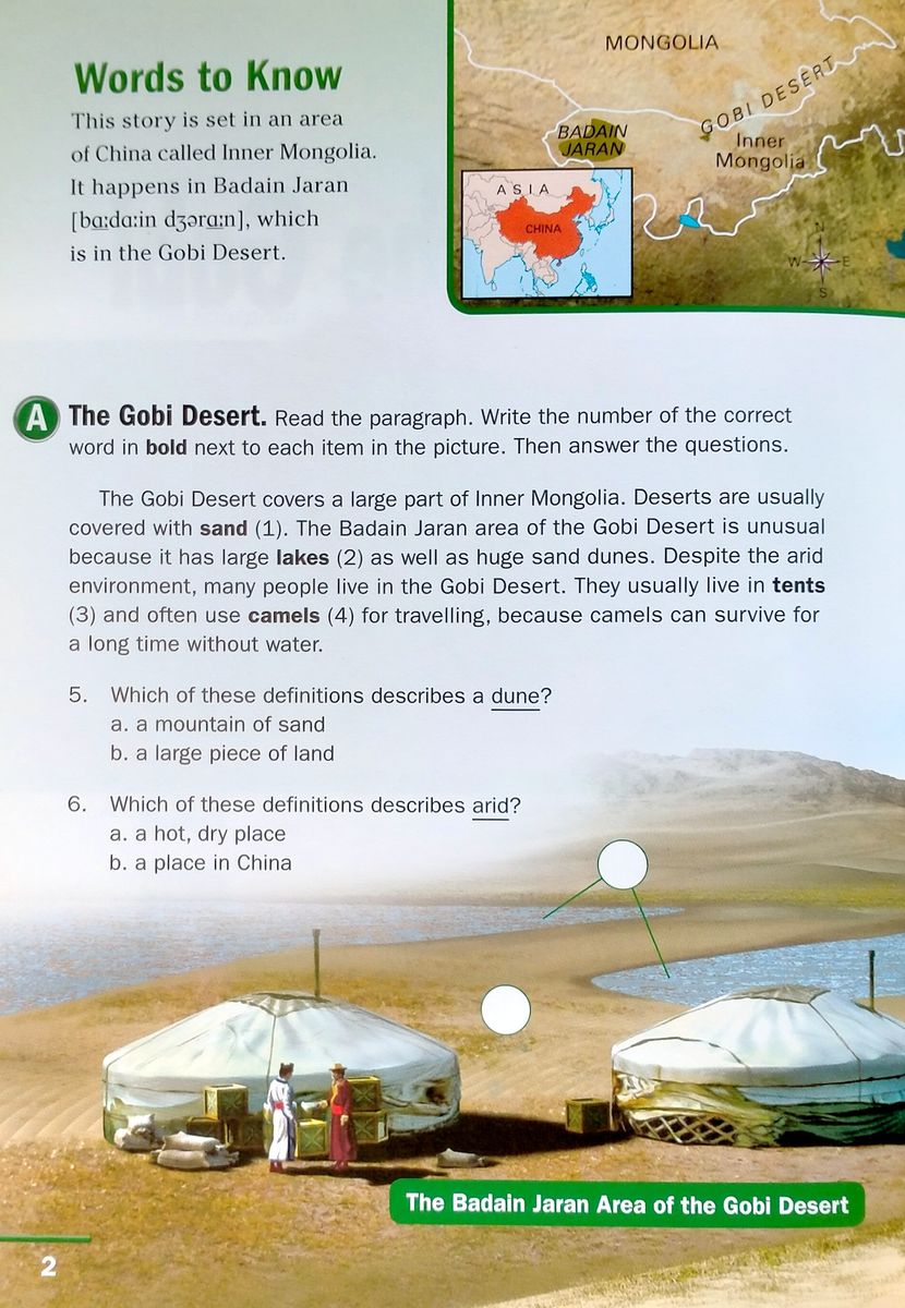 Footprint Reading Library 1600 Headwords Gliding Across the Gobi with Multi-ROM (B1)