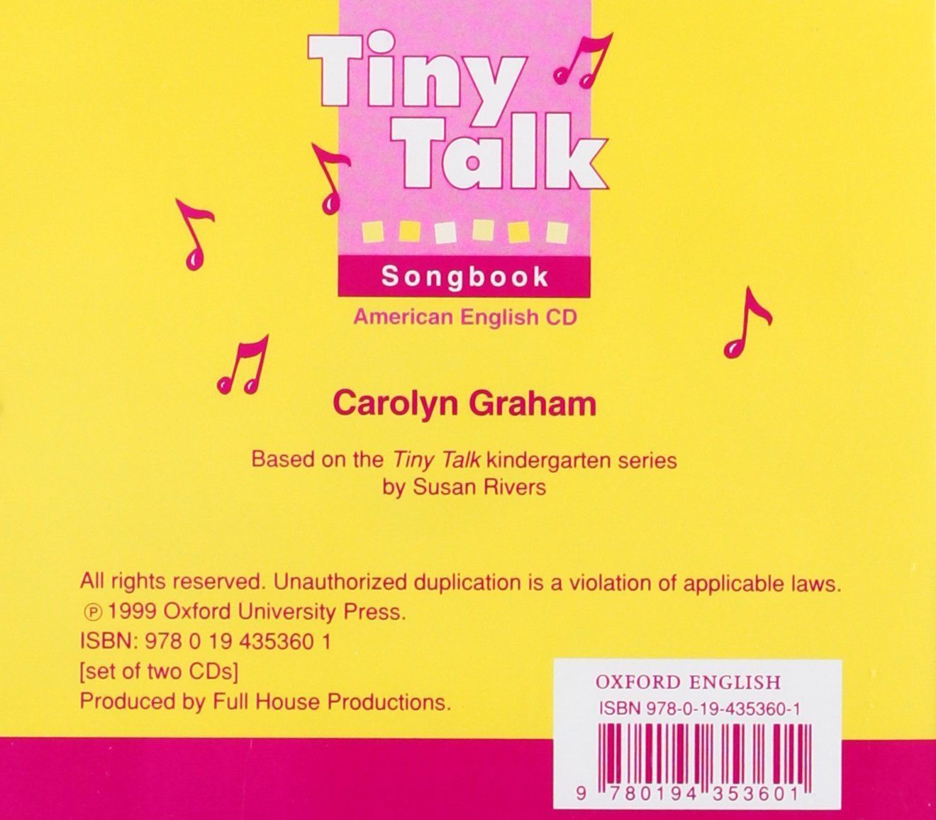Tiny Talk  Songbook American English Audio CDs