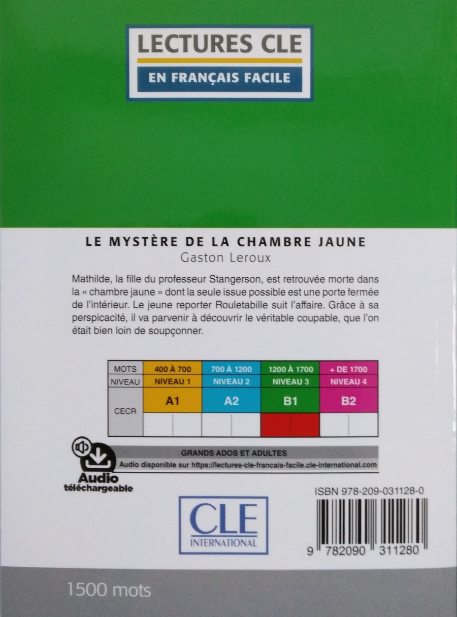 En Francais Facile 3 (B1) Le Mystere de la Chambre Jaune + Audio