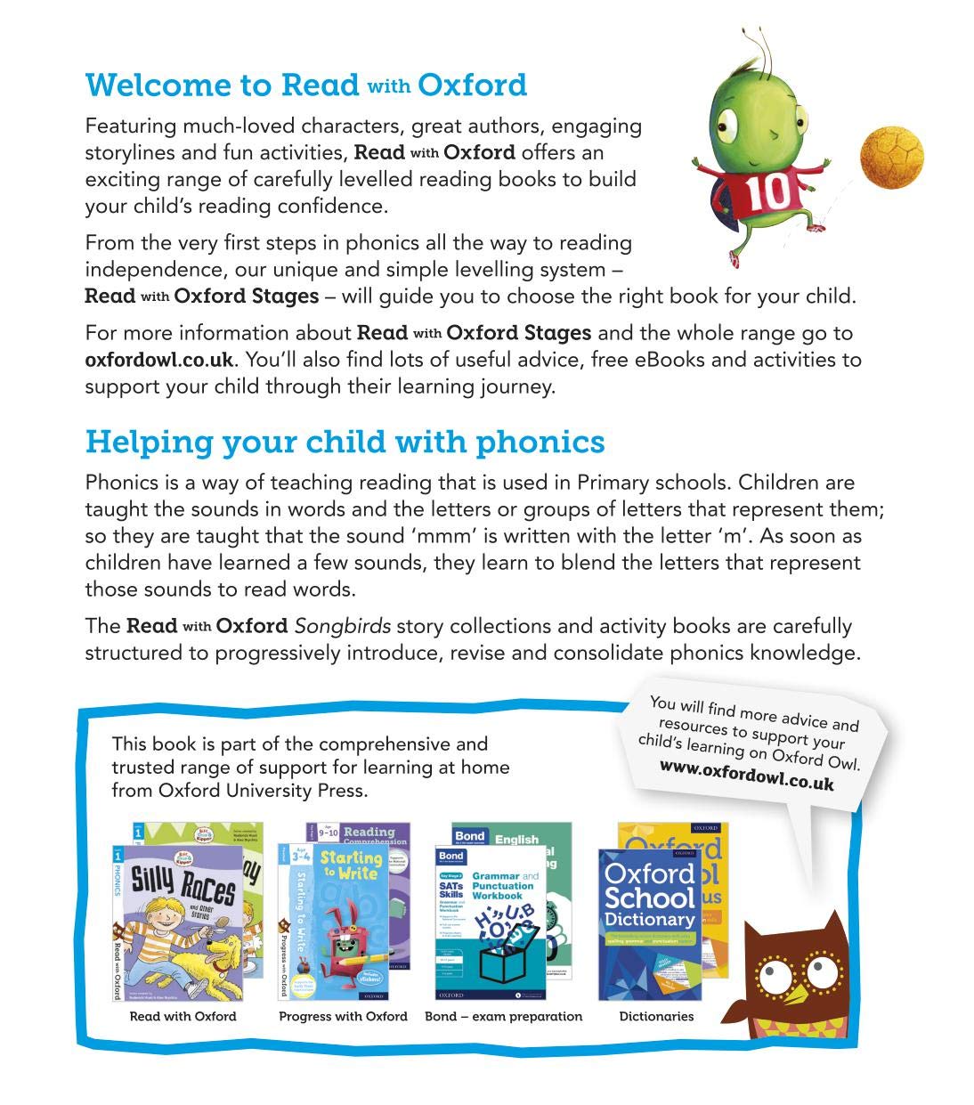 Read with Oxford Stage 1 Julia Donaldson's Songbirds: Bob Bug and Other Stories