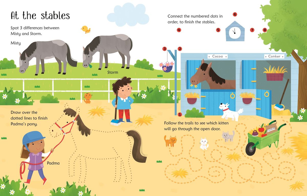 Usborne Wipe-Clean Pet Activities