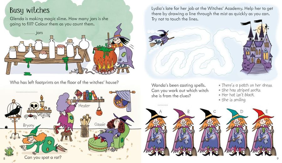 The Usborne Little Children's Halloween Activity Book