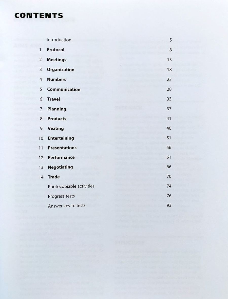 Business Options Teacher's Book