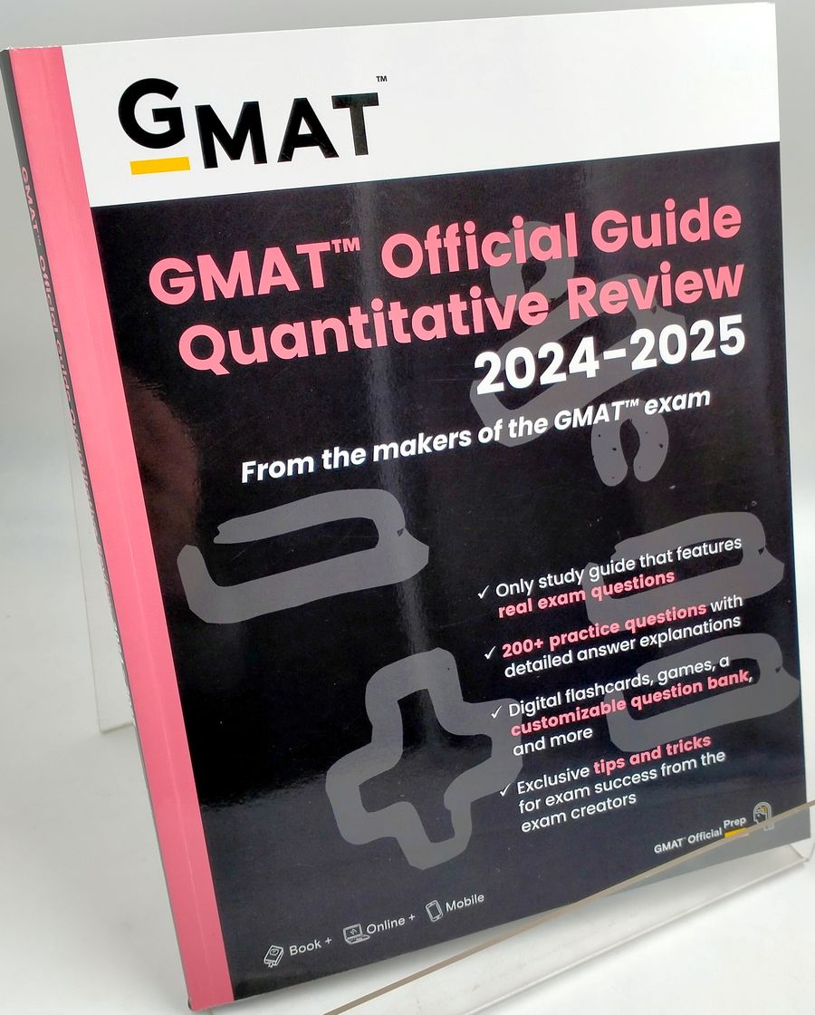 GMAT Official Guide Quantitative Review 2024-2025 Book + Online Question Bank