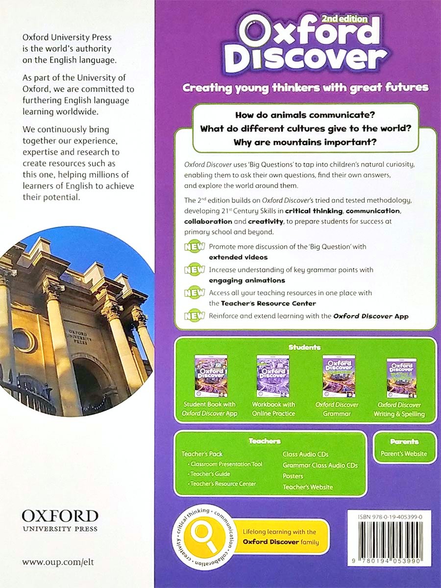Oxford Discover (2nd edition) 5 Student Book with App