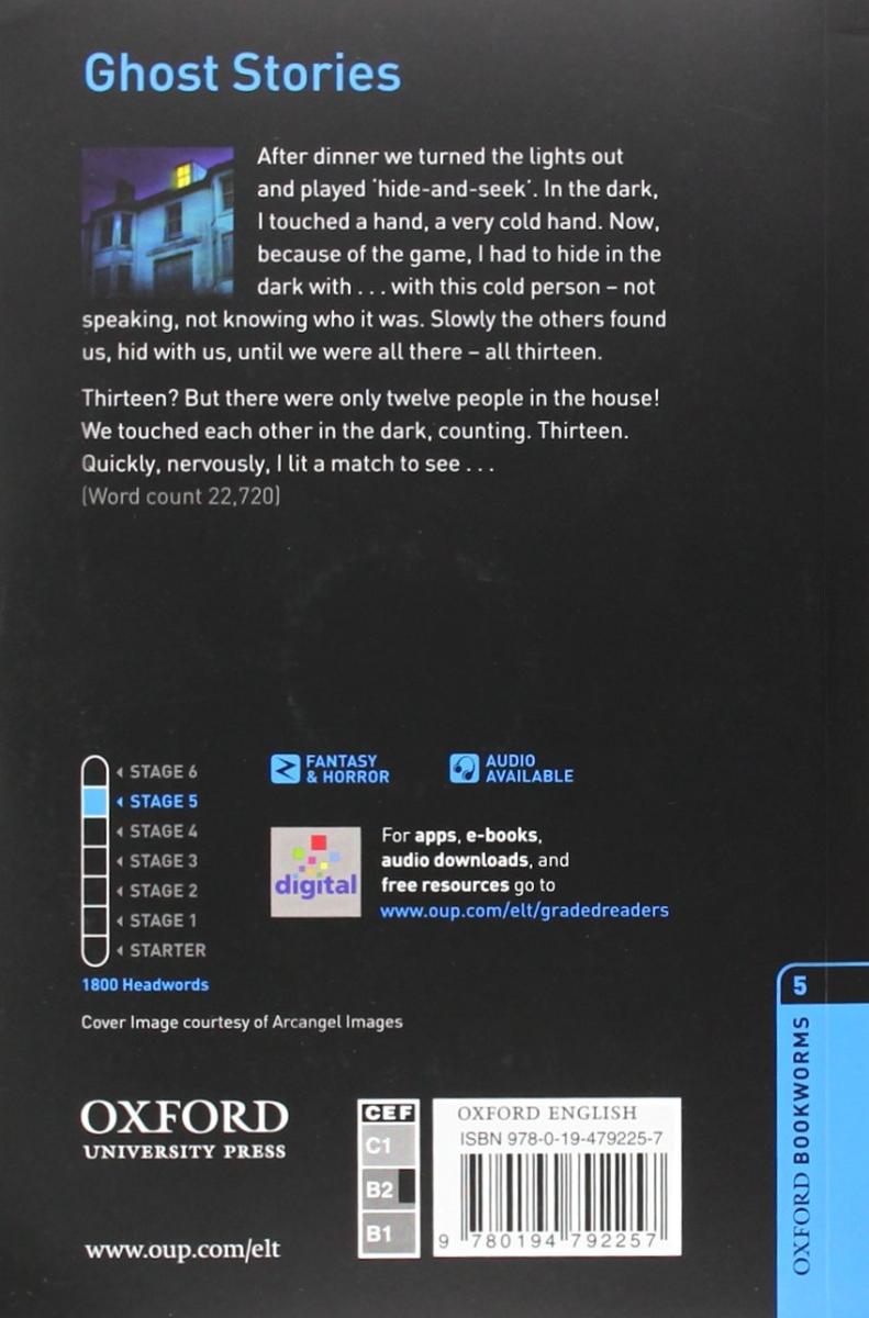 Oxford Bookworms Library 5 Ghost Stories with Audio Download (access card inside)