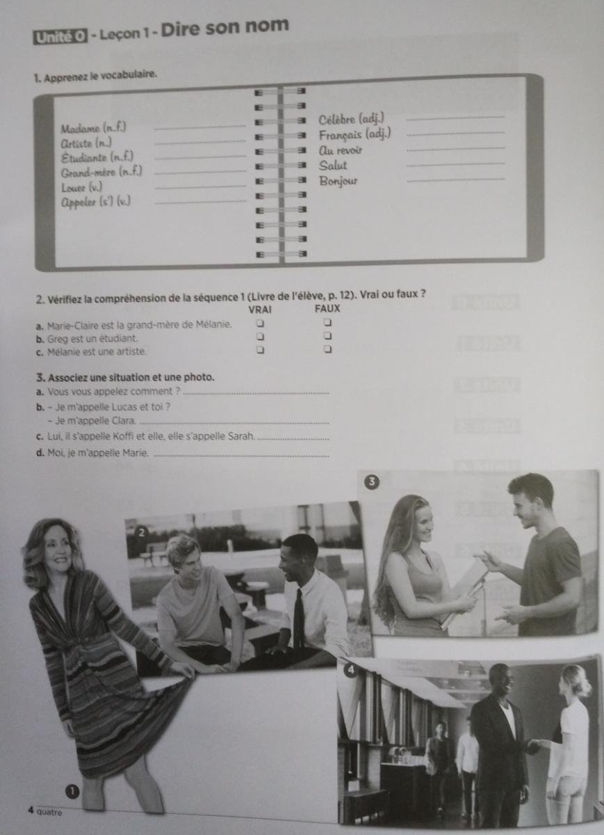 Tendances A1 Cahier d'exercices