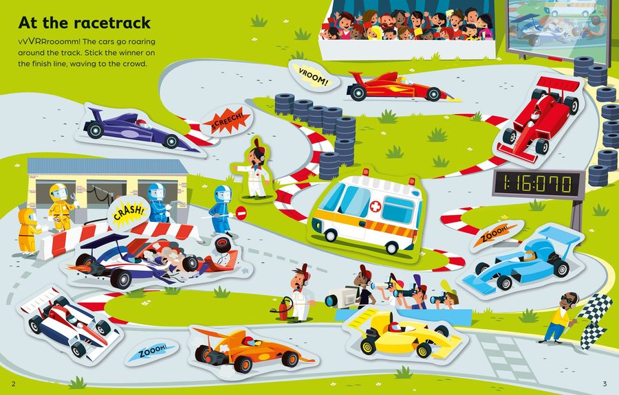 Usborne First Sticker Book Cars, Trains and Planes