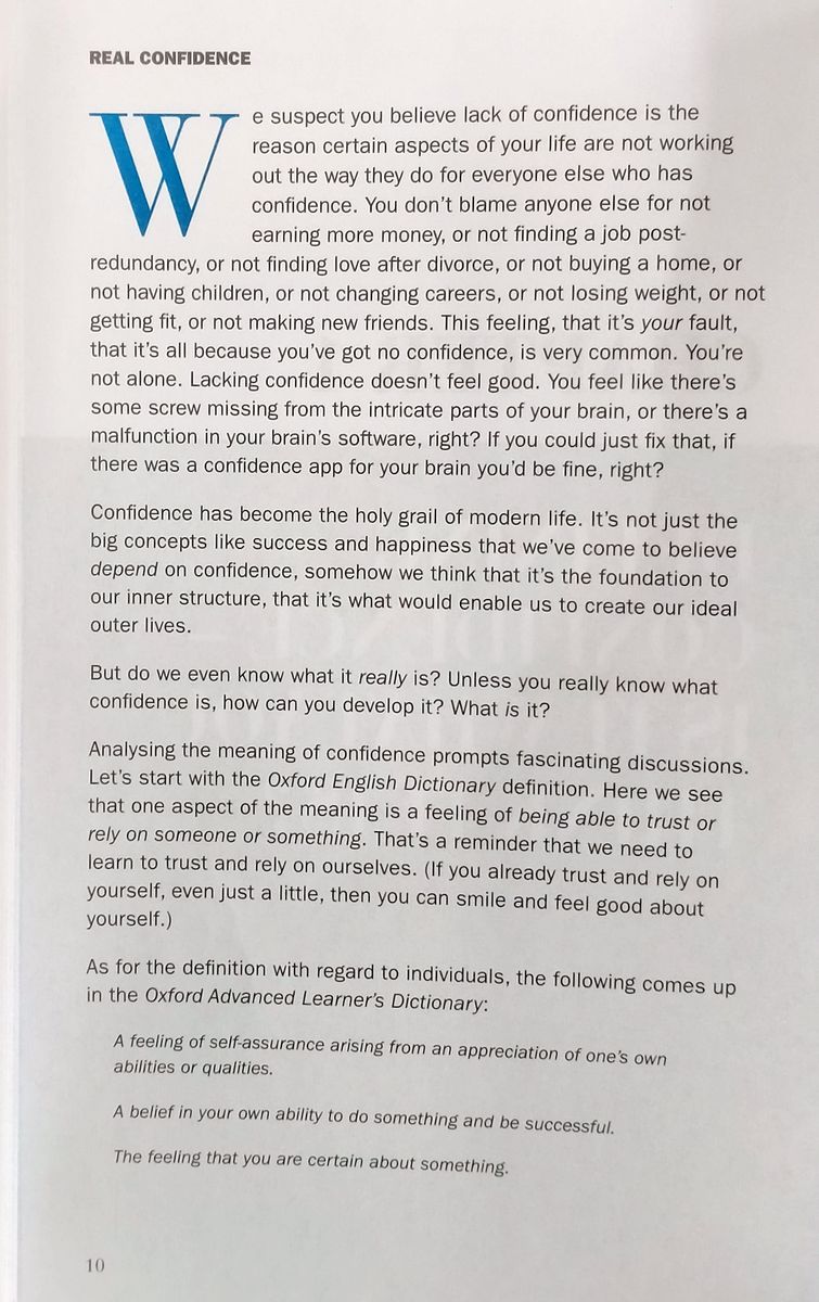Real Confidence Stop feeling small and start being brave