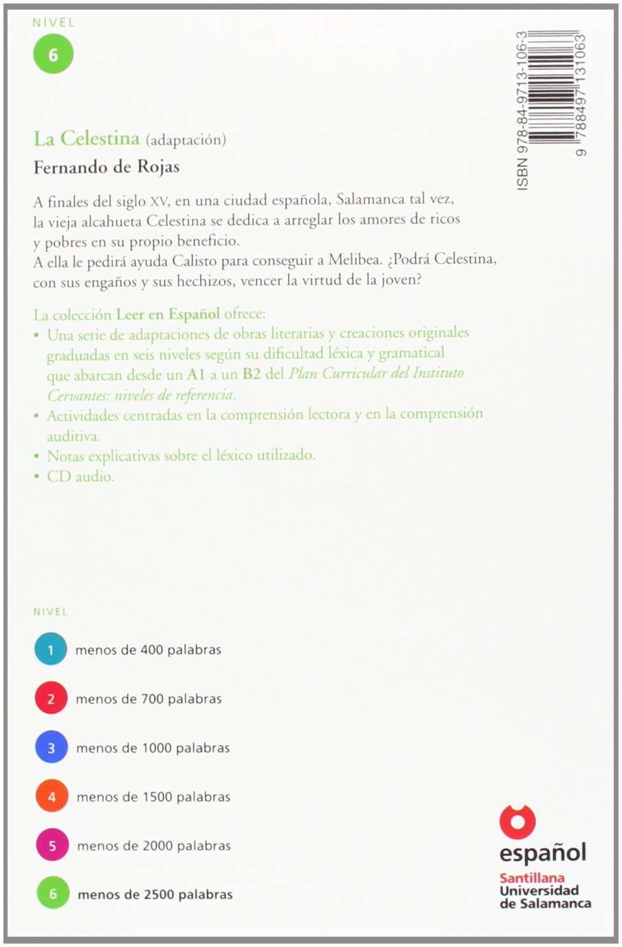 Leer En Espanol 6 La Celestina + CD