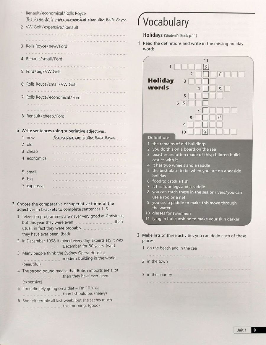 Landmark Intermediate Workbook With Key