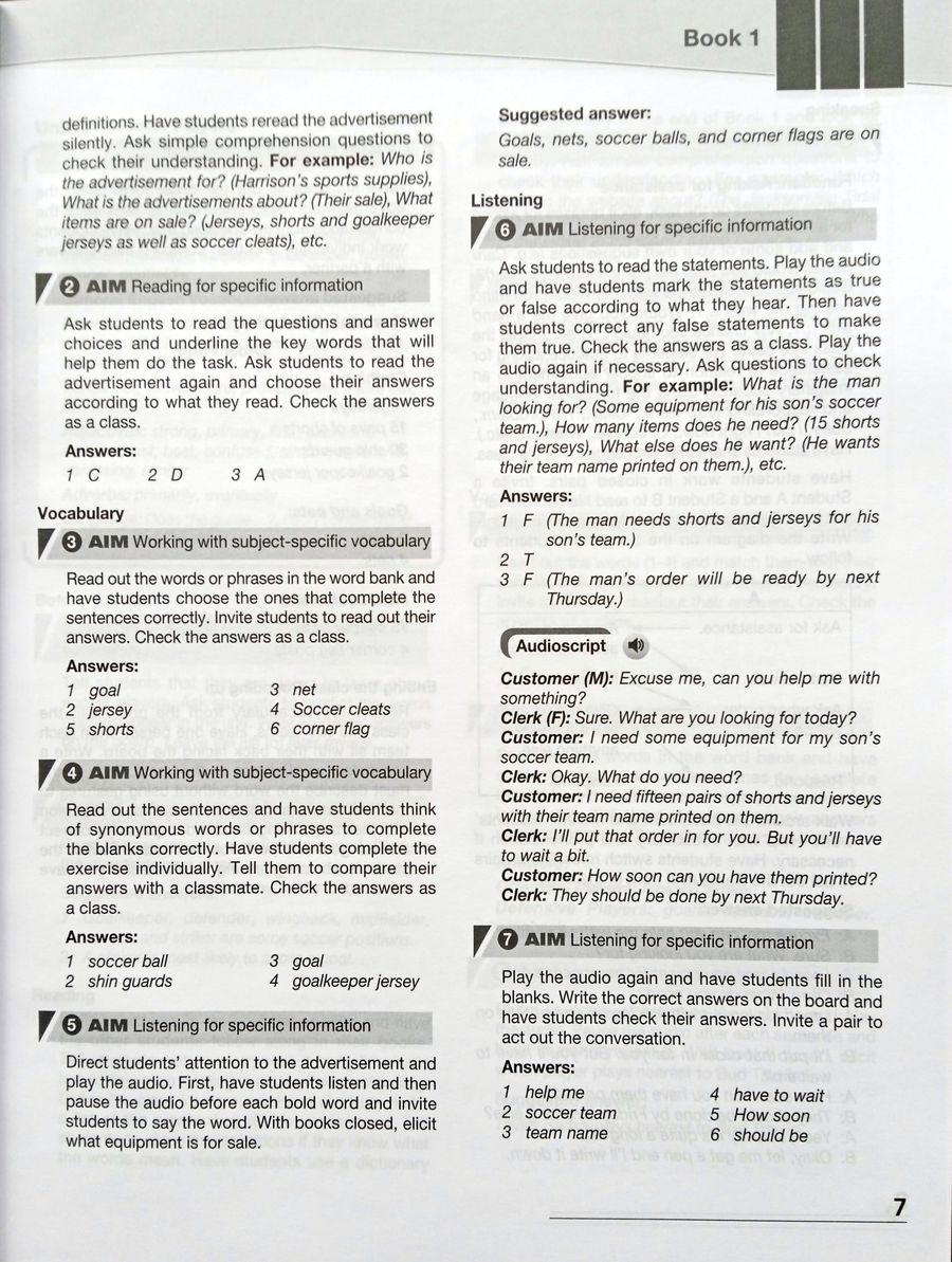 Career Paths Sports Teacher's Guide