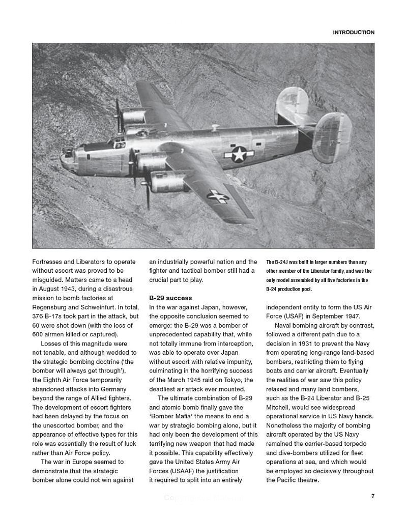 American Bomber Aircraft of World War II