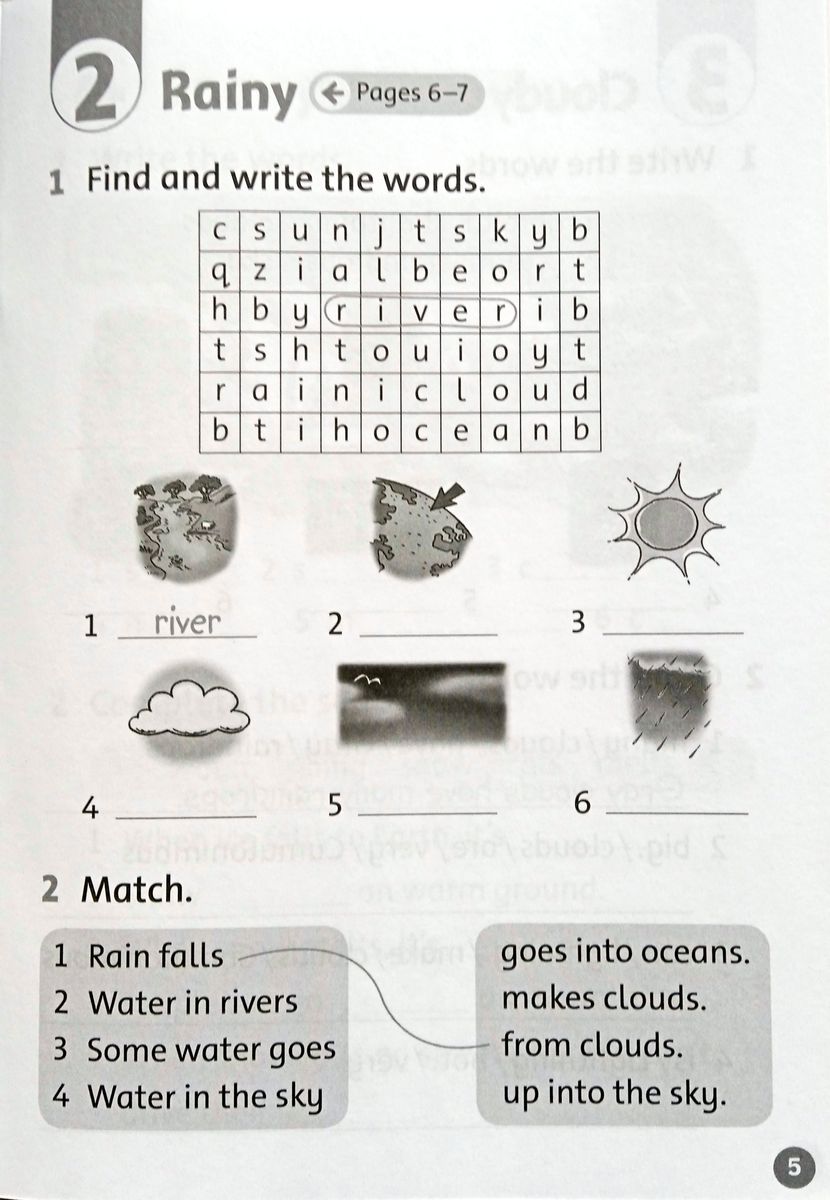 Oxford Read and Discover 2 Sunny and Rainy Activity Book