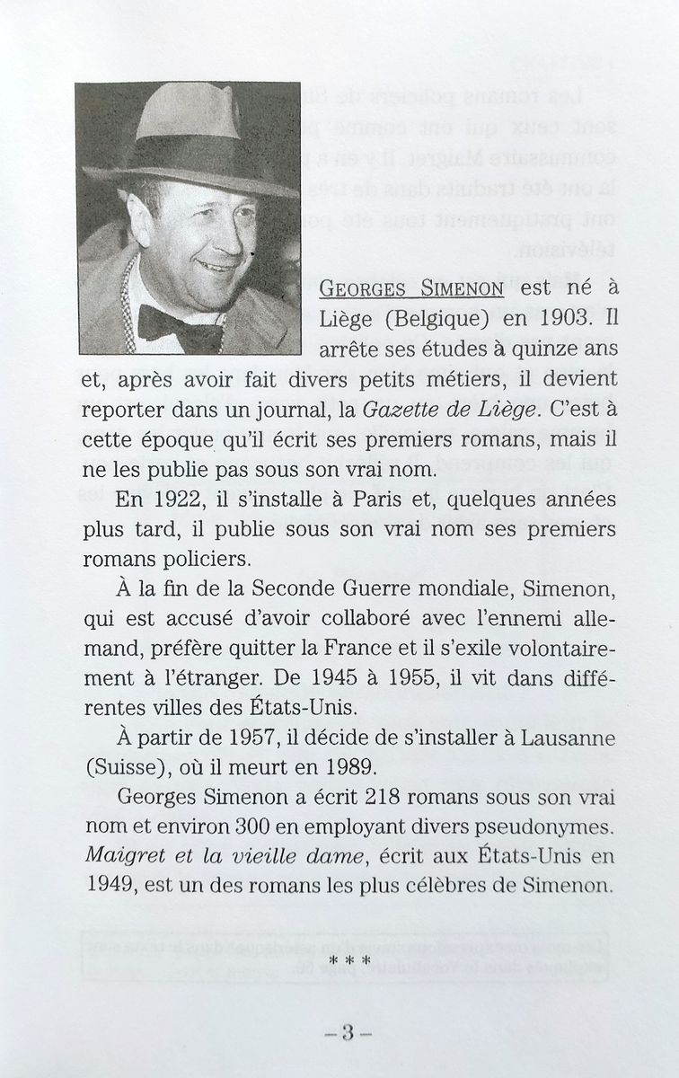 En Francais Facile 2 Maigret et la Vielle Dame