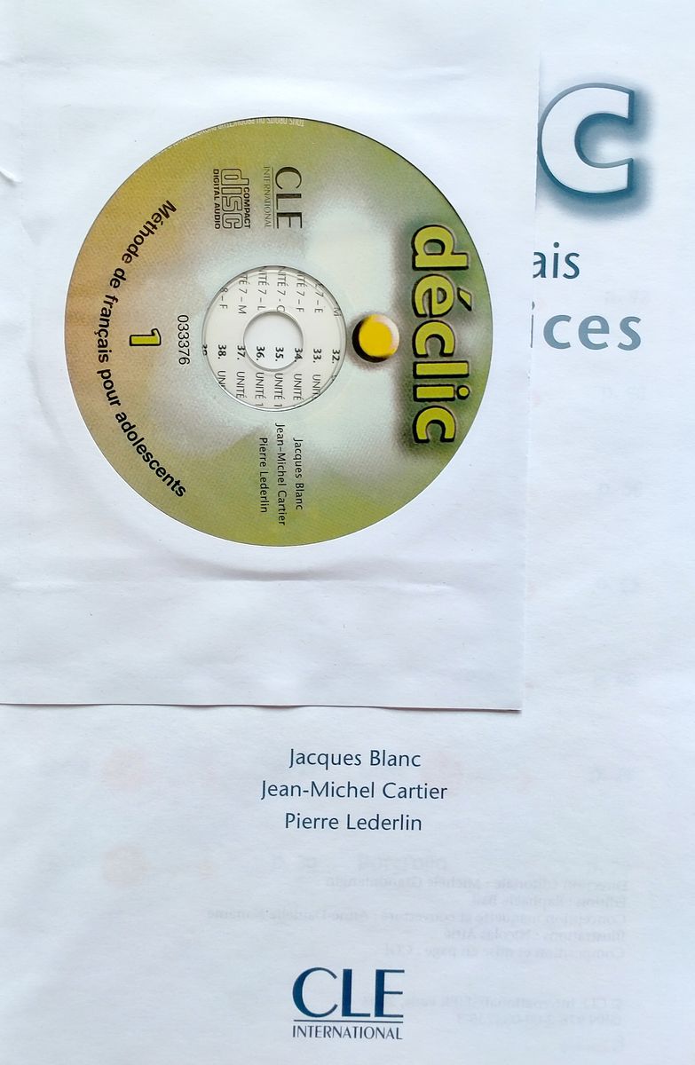 Declic 1 Cahier d'exercices + CD Audio