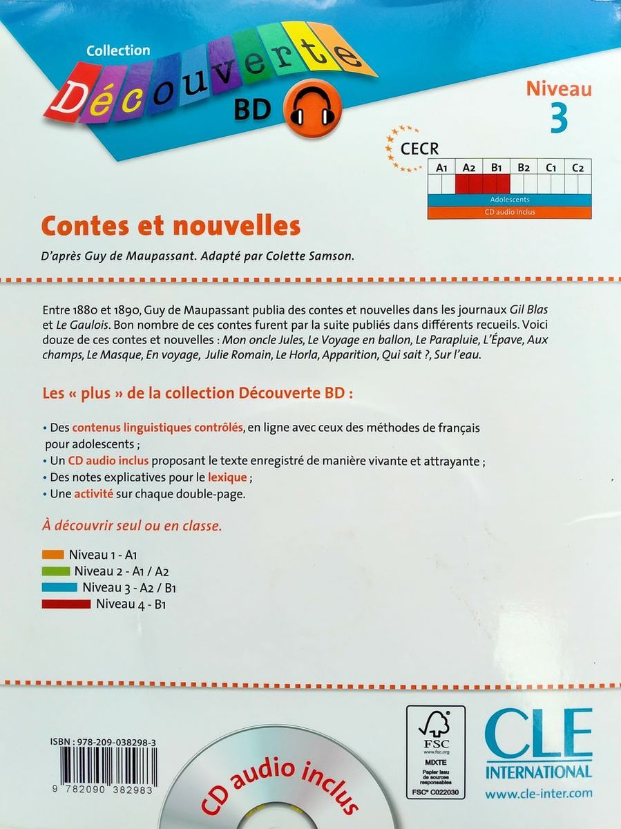 Decouverte 3 Les Contes et Nouvelles + CD