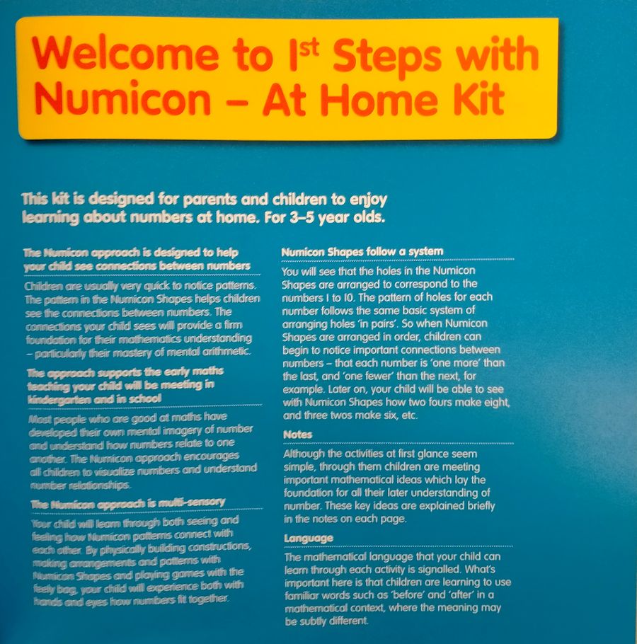 1st Steps with Numicon at Home Kit