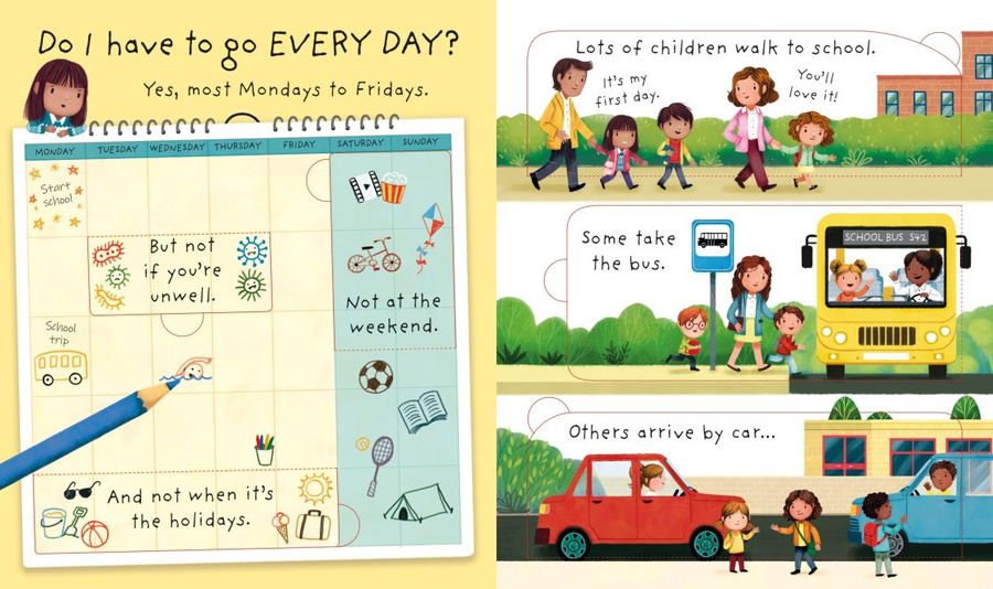 Usborne Lift-the-Flap Very First Questions and Answers Why do I have to go to school