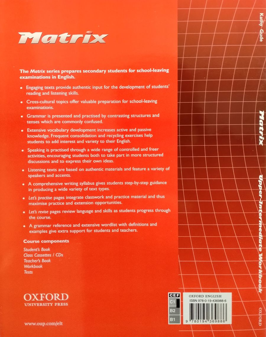 Matrix Upper-Intermediate Workbook