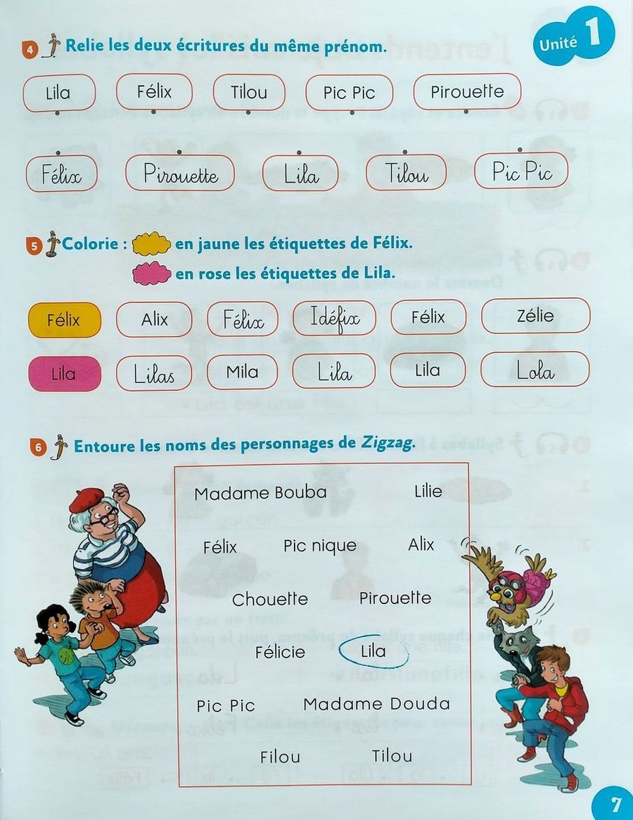 Zigzag 1 A1.1 J’apprends a lire et a ecrire