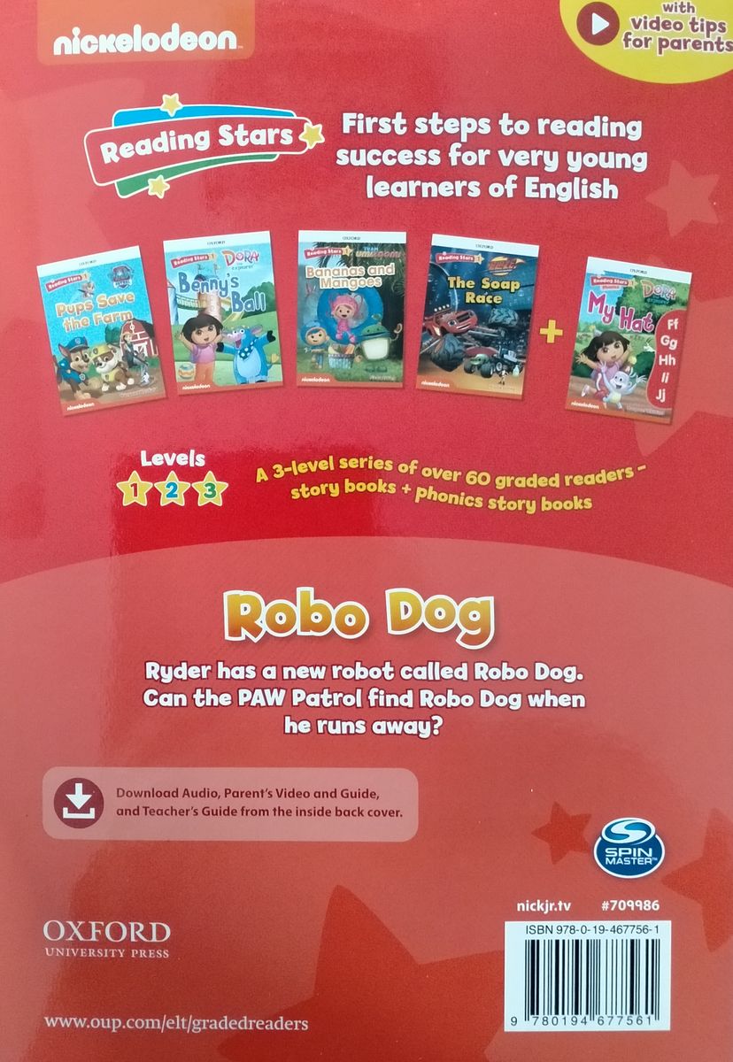 Reading Stars 1 Robo Dog (PAW Patrol)