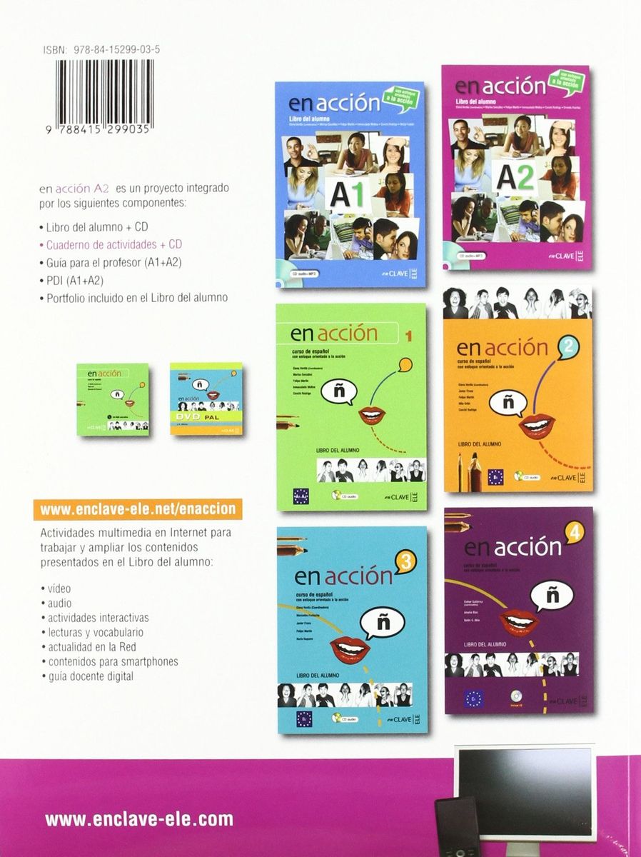 En Accion A2 Cuaderno de Actividades + Audio