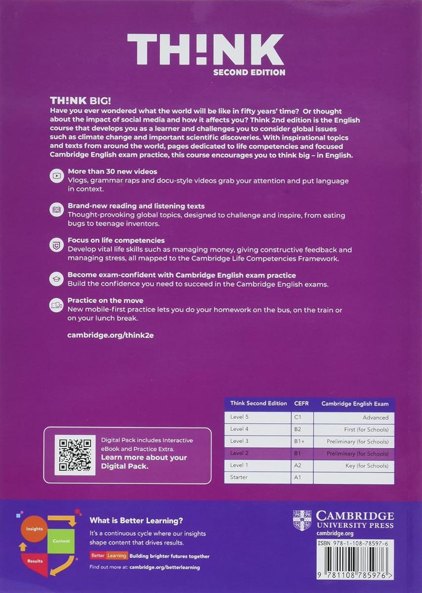 Think (2nd edition) 2 Workbook with Digital Pack