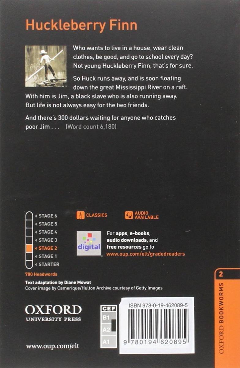 Oxford Bookworms Library 2 Huckleberry Finn with Audio Download (access card inside)