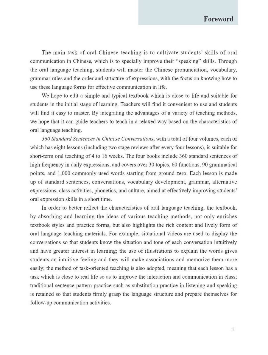 360 Standard Sentences in Chinese Conversations 1