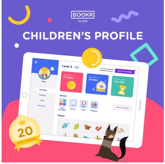 BOOKR подписка на интерактивную обучающую платформу с библиотекой (1 год)