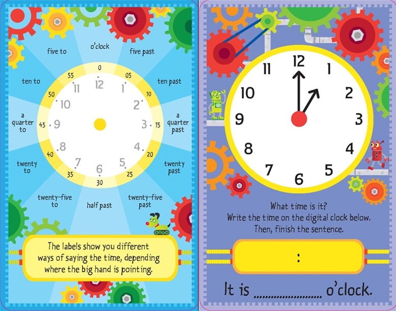 Usborne Telling the Time Flashcards