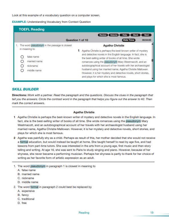 TOEFL iBT Express updated for the New 2023 Test Student's Book with DigiBooks App