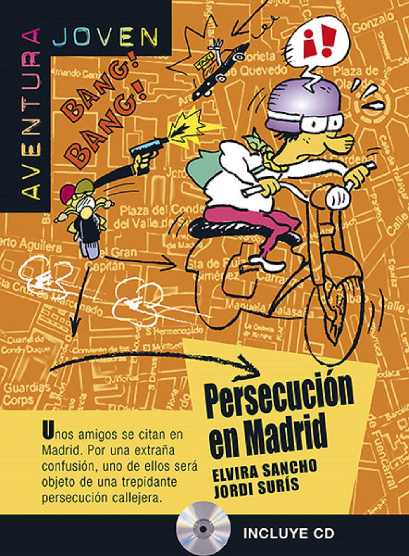 Aventura Joven A1 Persecusion En Madrid libro + audio CD