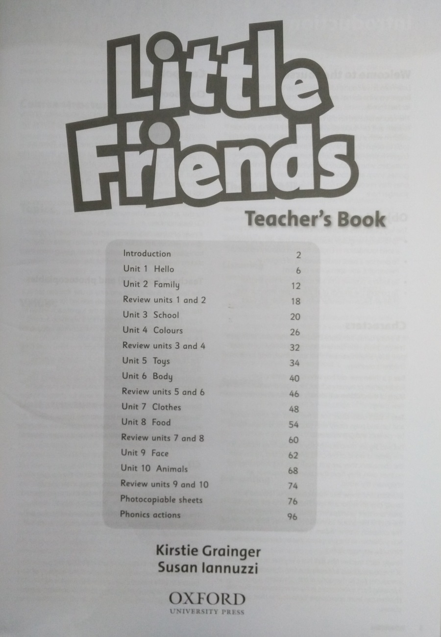 Little Friends Teacher Book