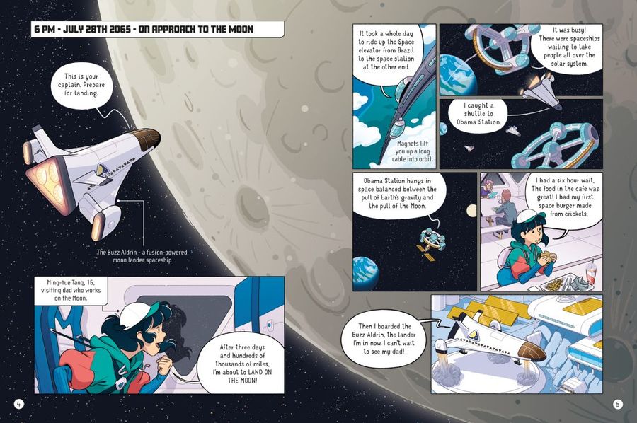 Usborne 24 Hours on the Moon