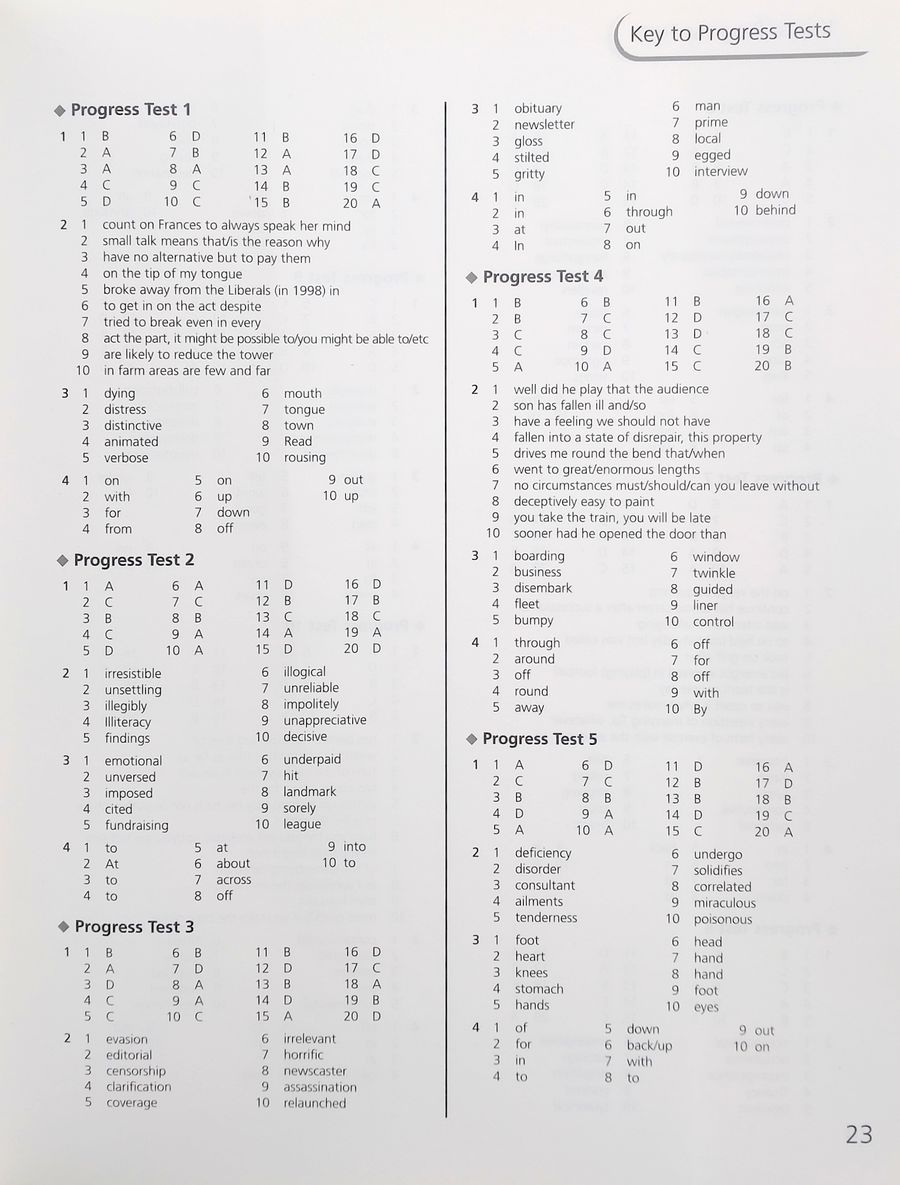 Upstream (2nd edition) C2 Proficiency Test Booklet