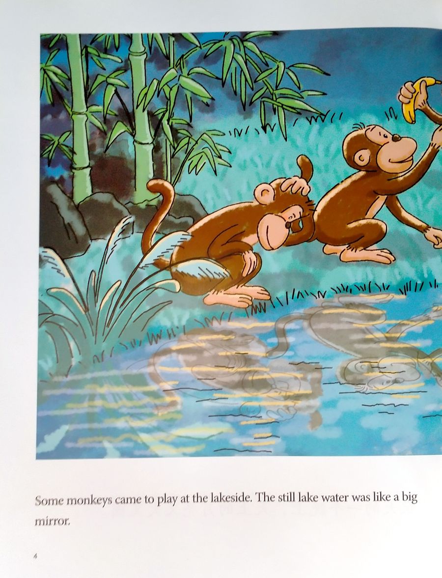 My First Chinese Storybooks Animals The Monkeys Fish for the Moon