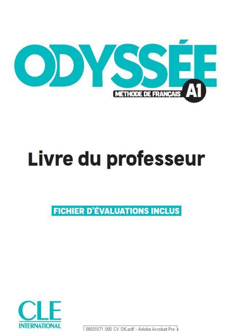 Odyssee A1 Guide pedagoique